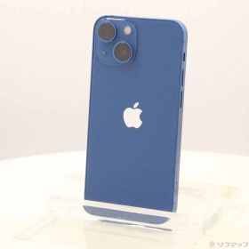 〔中古品〕 iPhone13 mini 128GB ブルー MLJH3J／A SIMフリー【377】