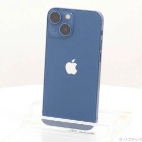 〔中古品〕 iPhone13 mini 128GB ブルー MLJH3J／A SIMフリー【348】