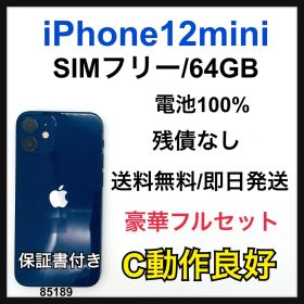 C 100% iPhone 12 mini 64 GB SIMフリー本体