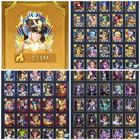 聖闘士星矢レジェンドオブジャスティス廃課金アカウント