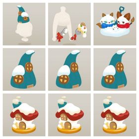 冬の配布アイテムセット。| リヴリーアイランドのアイテム、RMTの販売・買取一覧