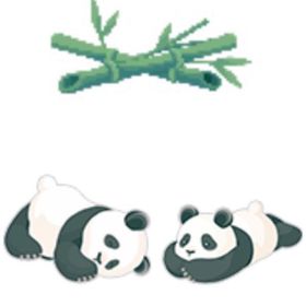 のんびりパンダと池泉庭園 デコセット | ハロスイ(ハロースイートデイズ)のアカウントデータ、RMTの販売・買取一覧