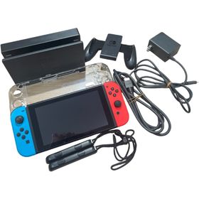 ニンテンドースイッチ(Nintendo Switch)のNintendo 任天堂 Nintendo Switch HAC-001 (-01) ゲーム機本体 ネオンブルー・ネオンレッド 動作確認済 【中古】 12512R21(家庭用ゲーム機本体)