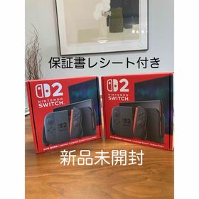 ニンテンドースイッチ(Nintendo Switch)のNintendo Switch 2 本体 日本語•国内専用 新品未開封 2台(家庭用ゲーム機本体)