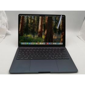 【中古】Apple MacBook Air 13インチ M2(CPU:8C/GPU:8C) 8GB/256GB ミッドナイト MLY33J/A (M2,2022)【ECセンター】保証期間１ヶ月【ランクB】
