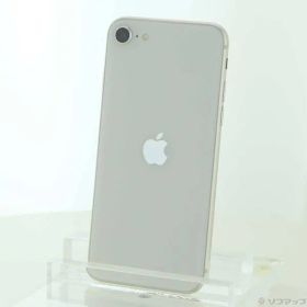 〔中古品〕 iPhone SE 第3世代 64GB スターライト MMYD3J／A SIMフリー【297】