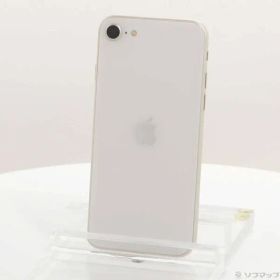 〔中古品〕 iPhone SE 第3世代 64GB スターライト MMYD3J／A SIMフリー【295】