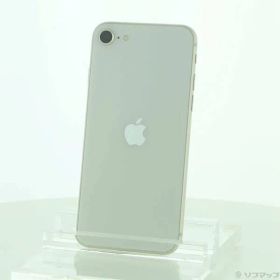 〔中古品〕 iPhone SE 第3世代 64GB スターライト MMYD3J／A SIMフリー【348】
