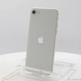 〔中古品〕 iPhone SE 第3世代 64GB スターライト MMYD3J／A SIMフリー【196】