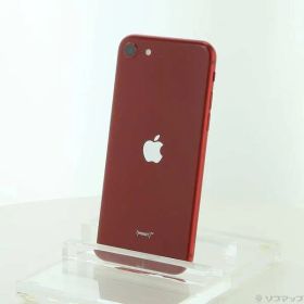 〔中古品〕 iPhone SE 第3世代 64GB プロダクトレッド MMYE3J／A SIMフリー【247】