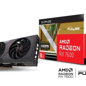 SAPPHIRE PULSE RADEON RX 7600 GAMING 8GB GDDR6 グラフィックボード｜SAP-PULSERX7600-8GB/11324-01-20G
