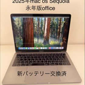 美品 Macbook Pro 2017 13インチ最新mac os 新バッテリー