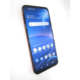中古 HTC Desire 22 pro 128GB サルサ・レッド 2QBK200 SIMフリー