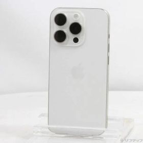 〔中古品〕 iPhone15 Pro 512GB ホワイトチタニウム MTUJ3J／A SIMフリー【269】
