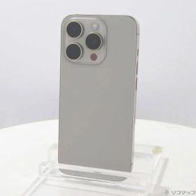 〔中古品〕 iPhone15 Pro 512GB ナチュラルチタニウム MTUK3J／A SIMフリー【262】