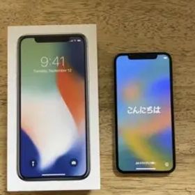 Apple iPhone X シルバー 64GB