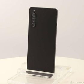〔中古〕SONY(ソニー) Xperia 10 V 128GB ブラック SOG11 au SIMフリー〔349-ud〕