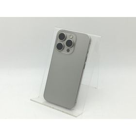 【中古】Apple 国内版 【SIMフリー】 iPhone 15 Pro 1TB ナチュラルチタニウム MTUT3J/A【神戸】保証期間１ヶ月【ランクA】