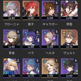 崩壊スターレイル 黄泉完凸・餅完凸、花火２凸、ホタルなど