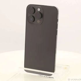 〔中古品〕 iPhone14 Pro Max 128GB スペースブラック MQ963J／A SIMフリー 〔ネットワーク利用制限▲〕【377】
