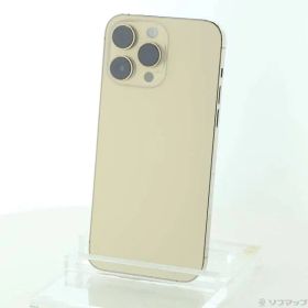 〔中古品〕 iPhone14 Pro Max 256GB ゴールド MQ9D3J／A SIMフリー【349】