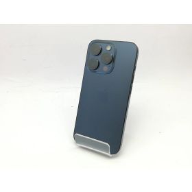 【中古】Apple 国内版 【SIMフリー】 iPhone 15 Pro 128GB ブルーチタニウム MTUA3J/A【立川フロム中武】保証期間1ヶ月【ランクB】