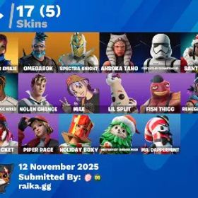 [pc/xbox] 17 スキン |ダで |パーティーエクスプローラー エミリー |オメガロック |スペクトラナイト