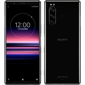 【中古】【安心保証】 Xperia 5 SOV41[64GB] au ブラック