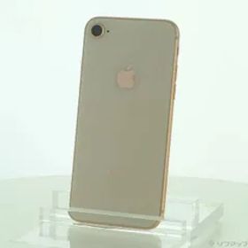 〔中古品〕 iPhone8 64GB ゴールド MQ7A2J／A SIMフリー【352】