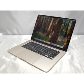 【中古】Apple MacBook Air 15インチ CTO (M2,2023) スターライト M2(CPU:8C/GPU:10C) 8G/512G【ECセンター】保証期間１ヶ月【ランクB】