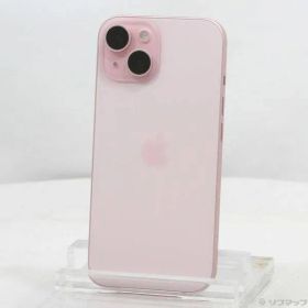 〔中古品〕 iPhone15 128GB ピンク MTMJ3J／A SIMフリー【348】