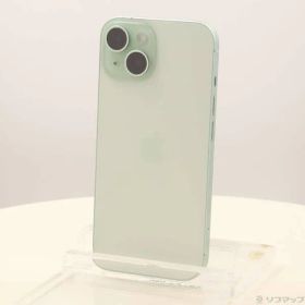 〔中古品〕 iPhone15 128GB グリーン MTMM3J／A SIMフリー【196】