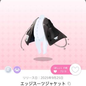 エッジスーツジャケット 双子分 | ポケコロツイン(ポケツイ)のアカウントデータ、RMTの販売・買取一覧