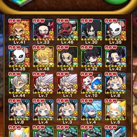 ✨鬼滅の刃コラボガチャ第一弾コンプリート+セツナ&エーテル,パーティーイヴ所持✨虹結晶4200↑ | ポコダン(ポコロンダンジョンズ)のアカウントデータ、RMTの販売・買取一覧