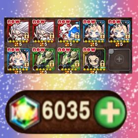 9190.石6035 セツナ＆エーテル+運UP69体分 | ポコダン(ポコロンダンジョンズ)のアカウントデータ、RMTの販売・買取一覧