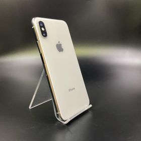アップル(Apple)の【全額返金保証】【最速発送】Apple iPhone iPhone X 64GB シルバー Softbank 動作確認済(スマートフォン本体)