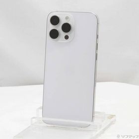 〔中古〕Apple(アップル) iPhone16 Pro Max 256GB ホワイトチタニウム MYWH3J／A SIMフリー〔348-ud〕