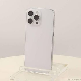 〔中古〕Apple(アップル) iPhone16 Pro Max 256GB ホワイトチタニウム MYWH3J／A SIMフリー〔198-ud〕