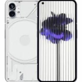 【中古】【安心保証】 Nothing Phone 1 A063[256GB/8GB] SIMフリー ホワイト