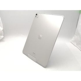 【中古】Apple 国内版 【SIMフリー】 13インチ iPad Pro（M4/2024） 256GB シルバー 標準ガラス MVXT3J/A【ECセンター】保証期間１ヶ月【ランクA】