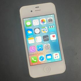 【美品】 iPhone 4s 16GB ホワイト（au）iOS 9.3.5