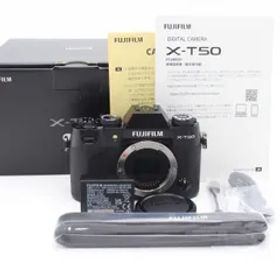 ショット数3361！■ほぼ新品■ FUJIFILM 富士フイルム ミラーレス一眼カメラ X-T50ボディ ブラック F X-T50-B ♯68006
