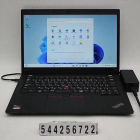 Lenovo ThinkPad X395 Ryzen 5 PRO 3500U 2.1GHz/8GB/256GB(SSD)/13.3W/FHD(1920x1080)/Win11 キー文字消えあり【中古】【20250724】