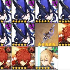 クロリンデ5凸/赦罪/ディルック2凸/ジン | 原神のアカウントデータ、RMTの販売・買取一覧