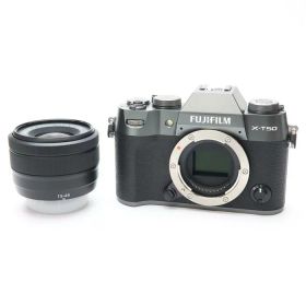 【中古】 《新同品》 FUJIFILM X-T50 XC15-45mmレンズキット チャコールシルバー [ デジタルカメラ ]