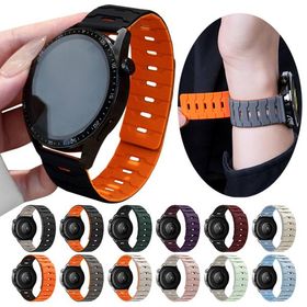 Amazfit バンド ベルト シリコン マグネット付き 磁気付き 通気 バンド幅 20mm 22mm Active Balance2 Cheetah Pro Bip 5 GTR4 GTS4