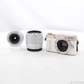 〔中古〕Panasonic(パナソニック) LUMIX DC-GF10W ダブルレンズキット ホワイト〔196-ud〕