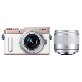 中古 1年保証 美品 Panasonic LUMIX GF10 ダブルレンズキット 12-32mm + 25mm ホワイト [DC-GF10W-W]