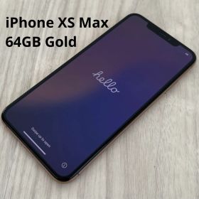 iPhone XS Max 64GB ゴールド MT6T2J/A SIMフリー