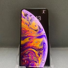 中古美品 国内版 SIMフリー iPhoneXS Max 256GB シルバー色